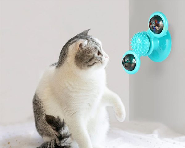 Interactive Windmill Cat Toys with Catnip - Image 10