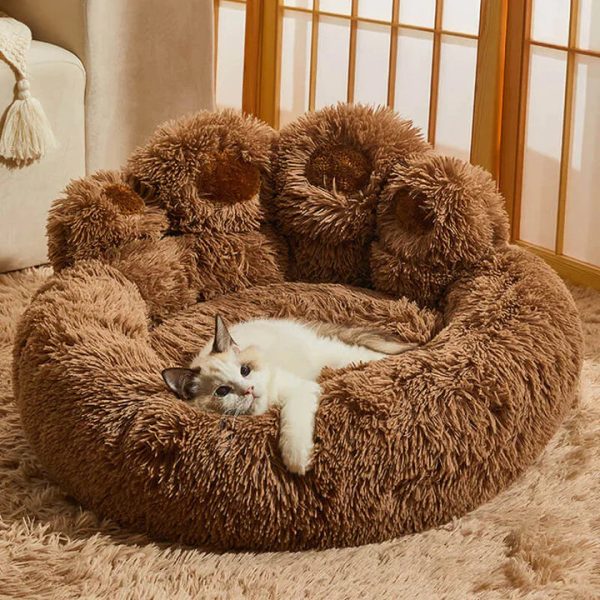 Calming Bear Paw Bed for Pets - Image 10