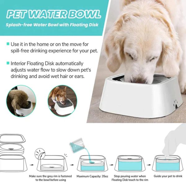 No-Spill Pet Water Bowl - Image 4