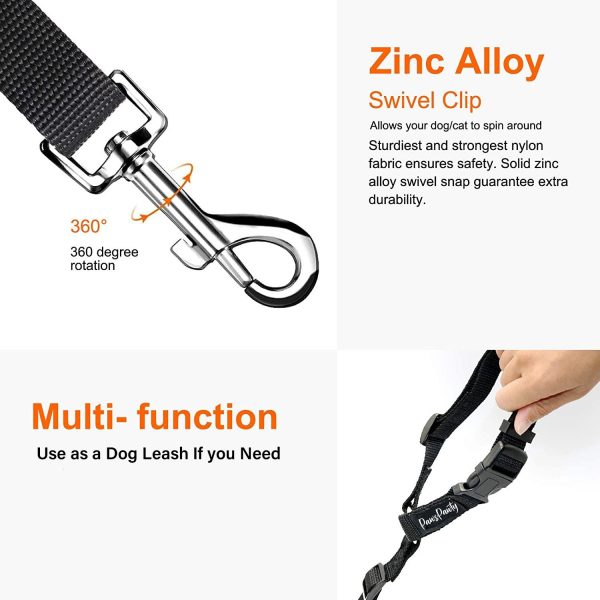 2 Pack Headrest Dog Car Seat Belt - Image 6
