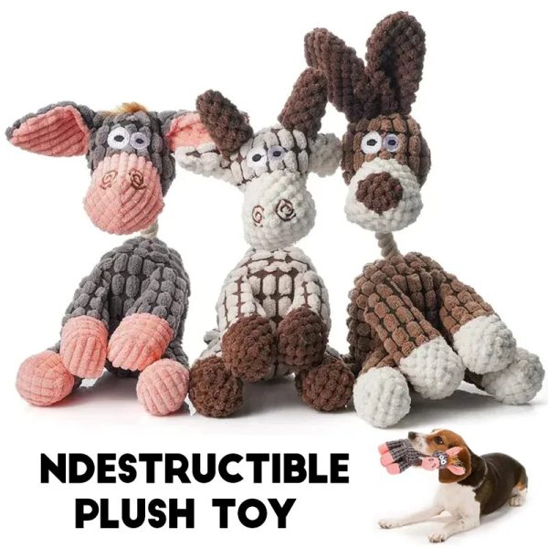 Robust Plush - Immortal Squeaker Plush Toy For Aggressive Chewers (Small and Medium Dogs) - Image 3