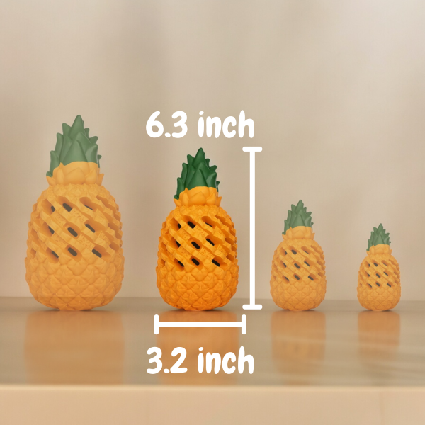 Pineapple Dog Chew Toys With Treat Fill for Aggressive Chewer - Image 16