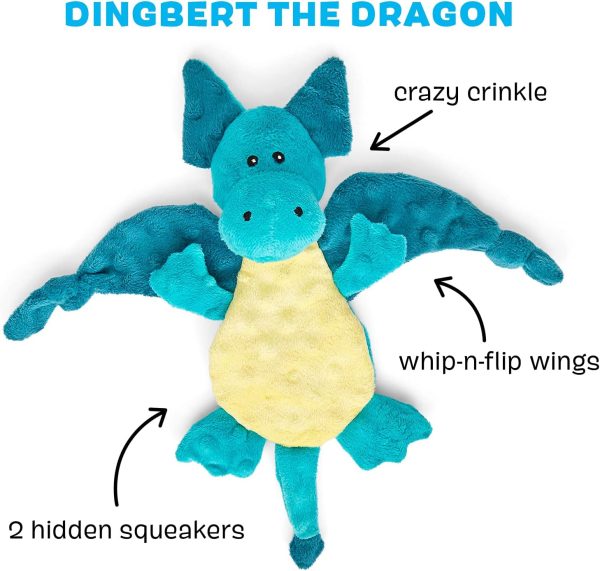 Indestructible Plush Dog Toy for Heavy Chewers - (Small and Medium Dogs) - Image 12