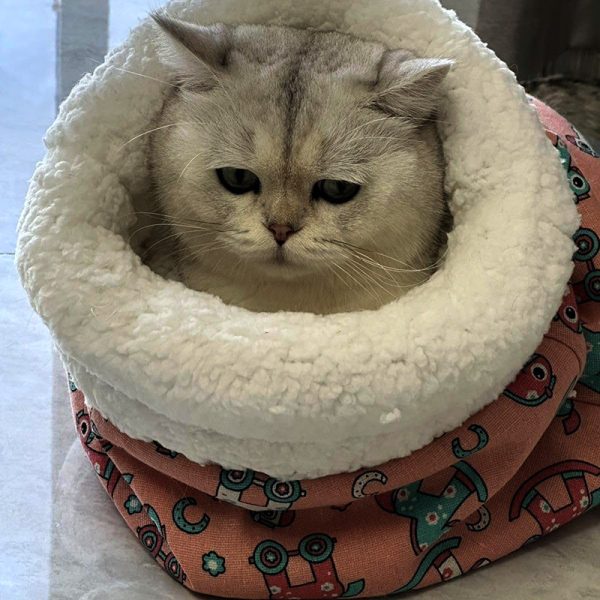 CuddleCloud Cat Sleeping Bag | Ultimate Cozy Retreat - Image 9