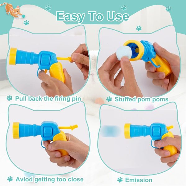 Interactive Cat Ball Toy Launcher Gun | Cat Balls Fetch Toy - Image 7