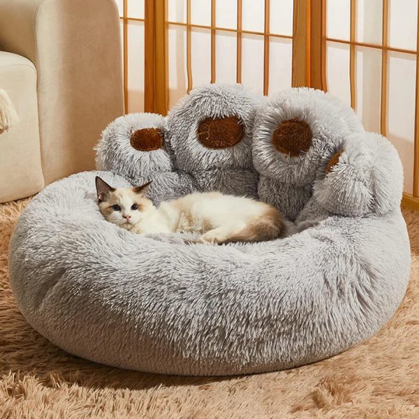 Calming Bear Paw Bed for Pets - Image 2