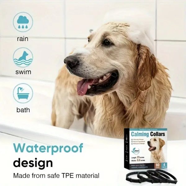 Calming Collars for dogs - Adjustable and Waterproof Dog Anxiety Relief Collars - Image 2