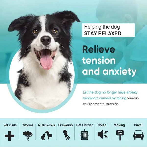 Calming Collars for dogs - Adjustable and Waterproof Dog Anxiety Relief Collars - Image 5