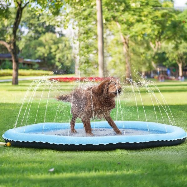 Dog Pool Splash Pad, Anti-Slip Sprinkler Pad for Kids & Dogs - Image 13