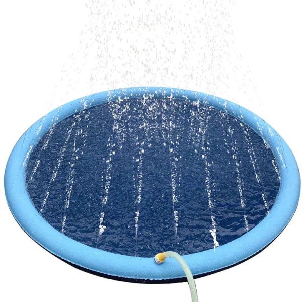 Dog Pool Splash Pad, Anti-Slip Sprinkler Pad for Kids & Dogs - Image 5