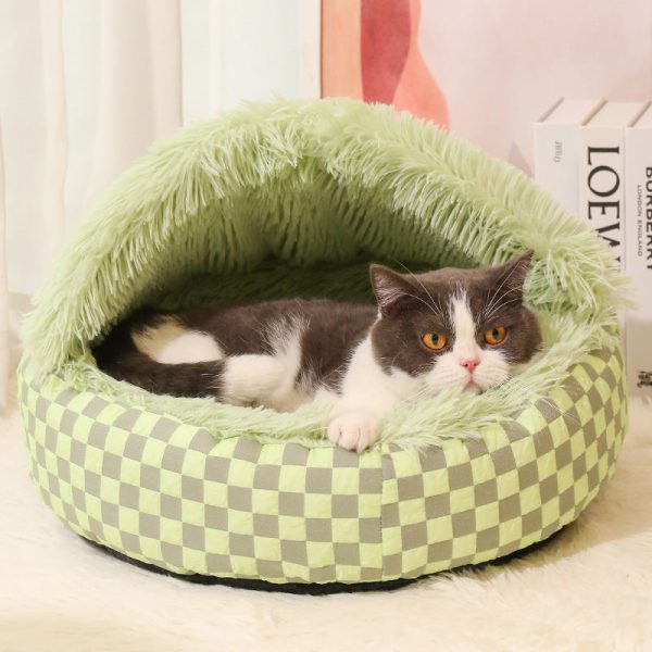 Cozy Cave Pet Bed for Cats and Small Dogs - Image 9