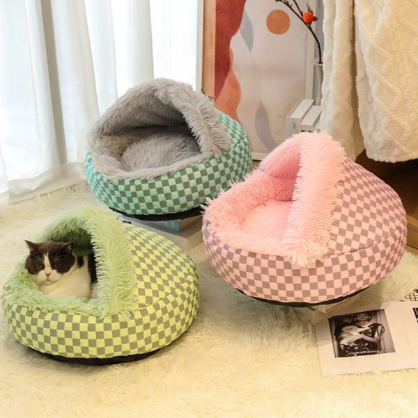 Cozy Cave Pet Bed for Cats and Small Dogs - Image 10
