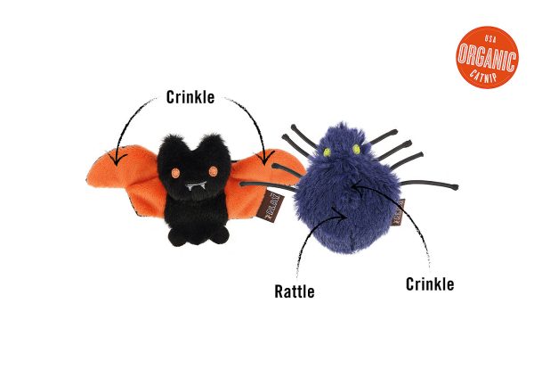Feline Frenzy Creepy Critters Toy Set - Image 2