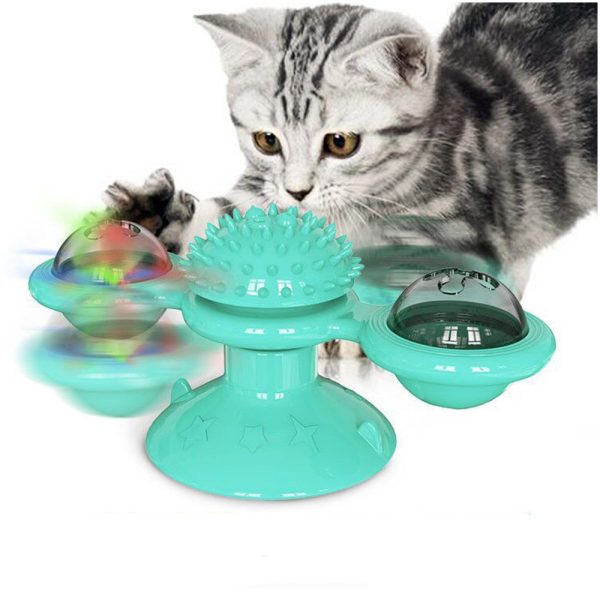 Interactive Windmill Cat Toys with Catnip - Image 19