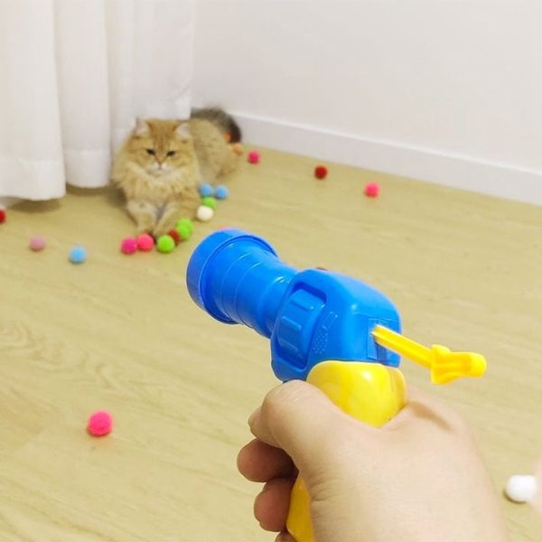 Interactive Cat Ball Toy Launcher Gun | Cat Balls Fetch Toy - Image 4