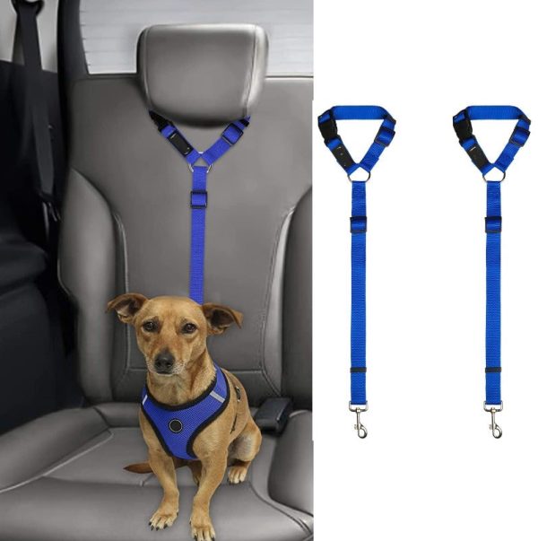 2 Pack Headrest Dog Car Seat Belt - Image 13
