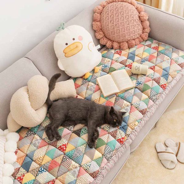Garden Chic Cotton Protective Couch Cover - Image 2