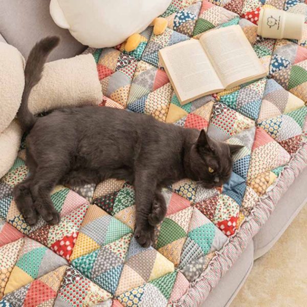 Garden Chic Cotton Protective Couch Cover - Image 10